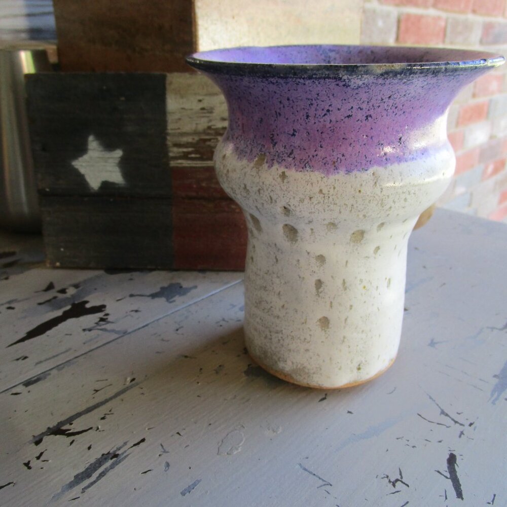 Vintage MCM Studio Pottery Stoneware Vase